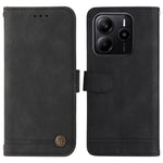 For Xiaomi Redmi Note 14 4G (164.84mm) Leather Wallet Cases Skin Touch Phone Cover Stand with Strap
