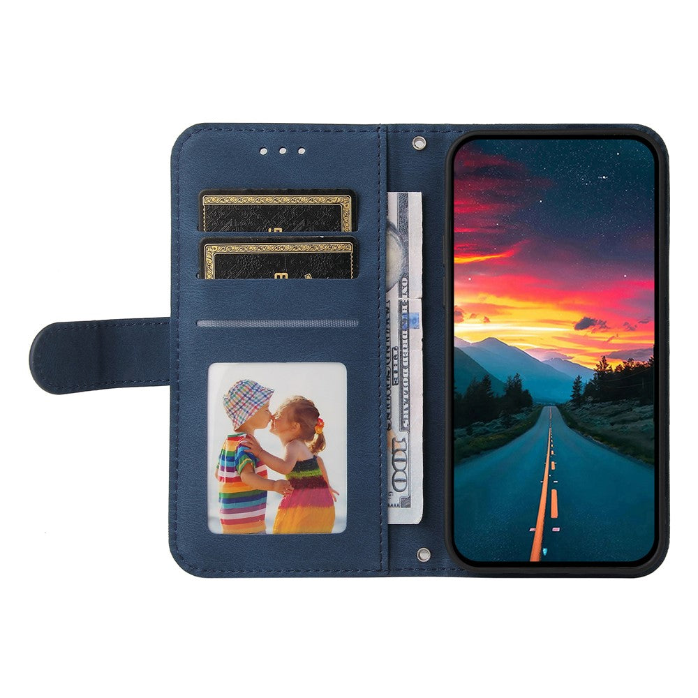 Xiaomi 15 Ultra Läderplånboksfodral Skin Touch mobilfodral Stativ med Rem