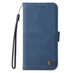 Xiaomi 15 Ultra Läderplånboksfodral Skin Touch mobilfodral Stativ med Rem