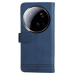 Xiaomi 15 Ultra Läderplånboksfodral Skin Touch mobilfodral Stativ med Rem