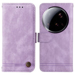 Xiaomi 15 Ultra Läderplånboksfodral Skin Touch mobilfodral Stativ med Rem