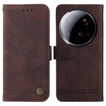 Xiaomi 15 Ultra Läderplånboksfodral Skin Touch mobilfodral Stativ med Rem