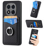 For Xiaomi Redmi Note 14 Pro+ 5G Case Card Slots Ring Holder Kickstand Phone Cover