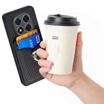 For Xiaomi Redmi Note 14 Pro+ 5G Case Card Slots Ring Holder Kickstand Phone Cover