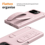 For Google Pixel 10 Pro Fold Case Kickstand Wristband PC Phone Cover with Tempered Glass Film