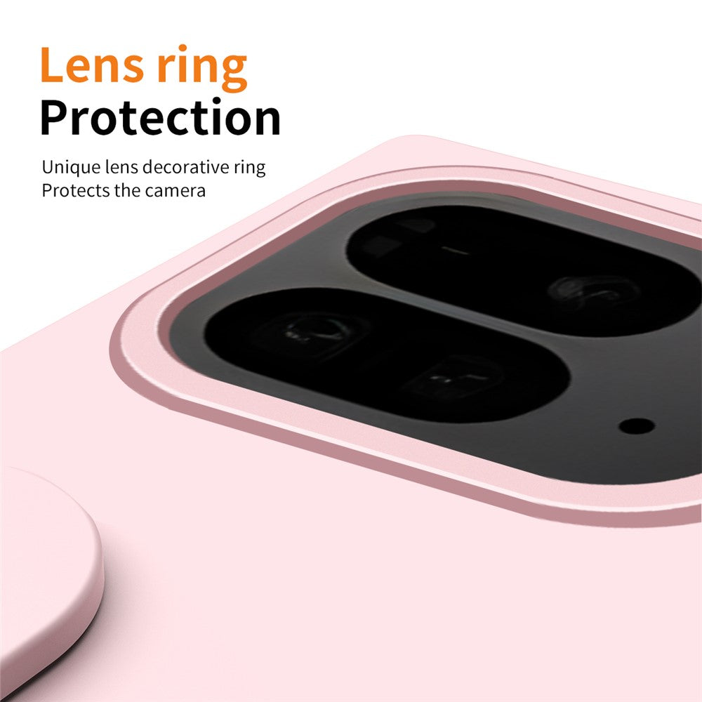 For Google Pixel 10 Pro Fold Case Kickstand Wristband PC Phone Cover with Tempered Glass Film