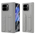 For Google Pixel 10 Pro Fold Case Kickstand Wristband PC Phone Cover with Tempered Glass Film