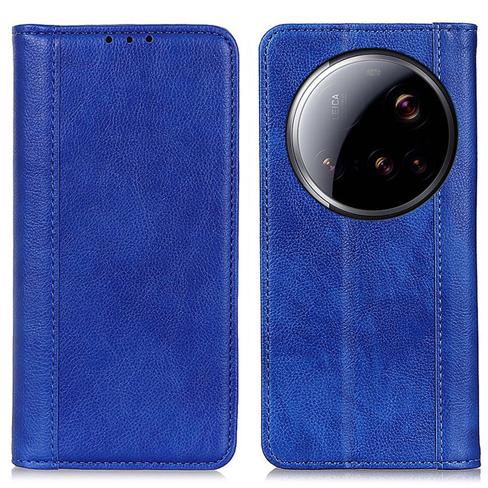 For Xiaomi 15 Ultra Stand Case Split Leather Litchi Texture Wallet Phone Cover