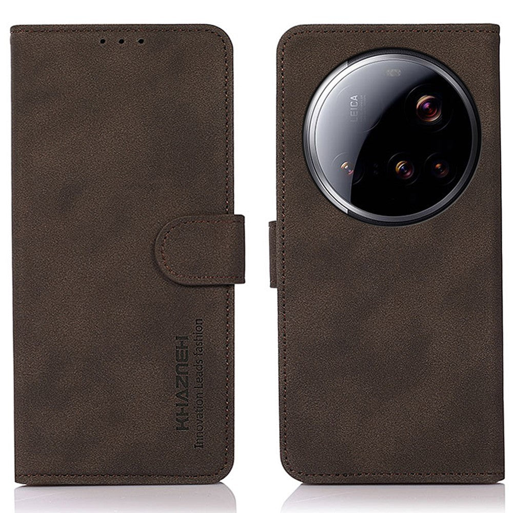 KHAZNEH For Xiaomi 15 Ultra Case PU Leather Wallet Stand Phone Cover