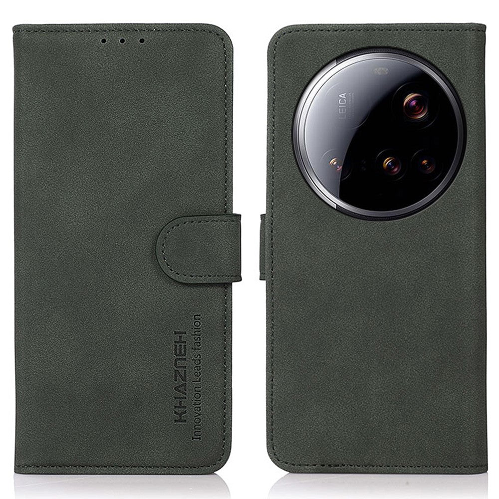 KHAZNEH For Xiaomi 15 Ultra Case PU Leather Wallet Stand Phone Cover
