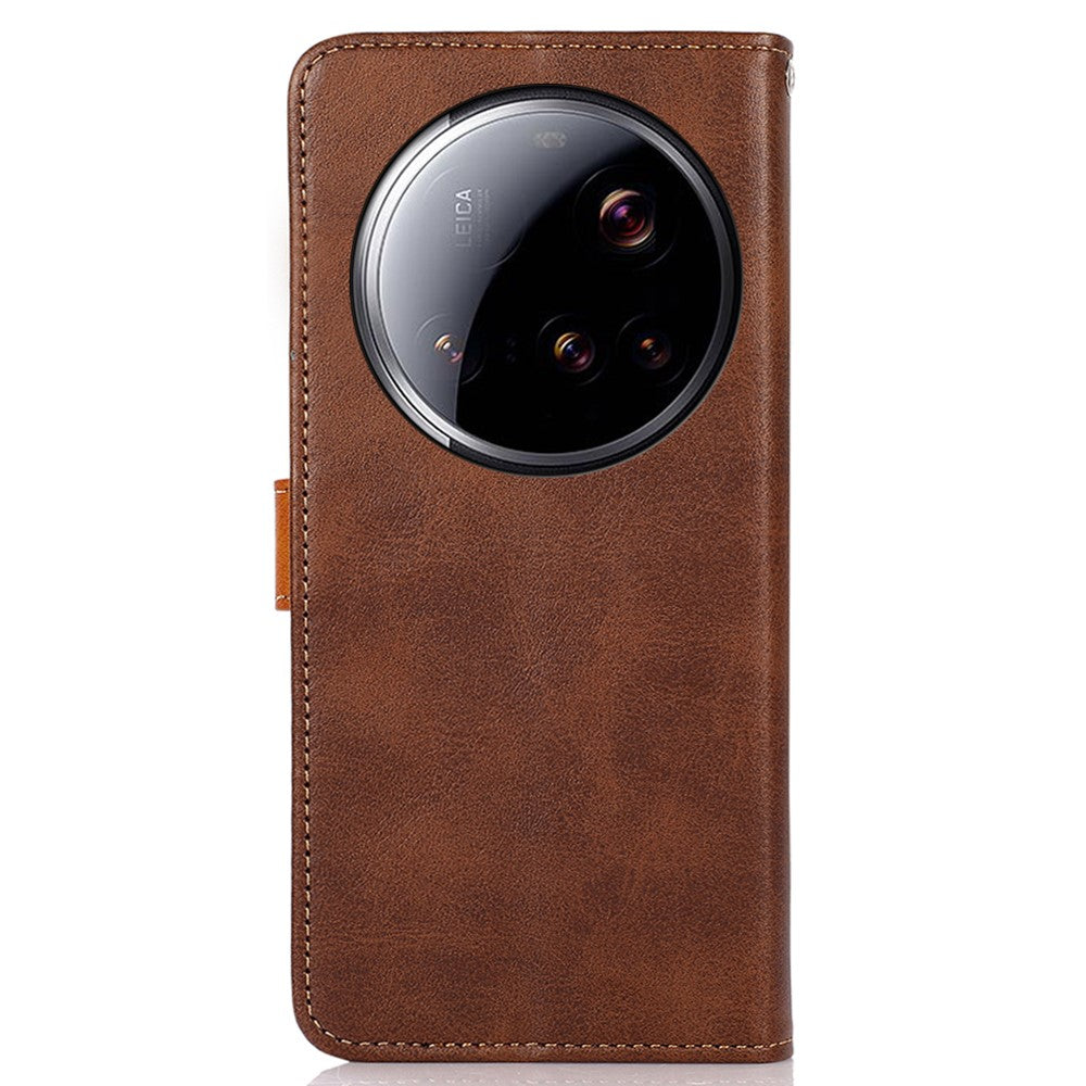 KHAZNEH For Xiaomi 15 Ultra Wallet Phone Case Stand Leather Flip Cover