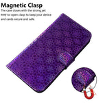 Til Honor X8c 4G Stand Cover Dazzling Flower Læder Telefoncover