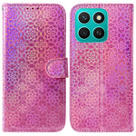 Til Honor X8c 4G Stand Cover Dazzling Flower Læder Telefoncover