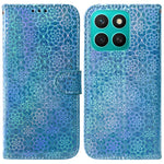 Til Honor X8c 4G Stand Cover Dazzling Flower Læder Telefoncover