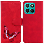 For Honor X8c 4G Stand Case PU Leather Phone Cover Butterfly Printed