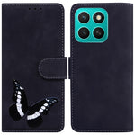 For Honor X8c 4G Stand Case PU Leather Phone Cover Butterfly Printed