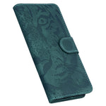 For Honor X8c 4G Etui Tiger Prægning Læder Pung Telefoncover