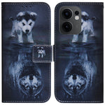 For Oppo Reno13 F 5G (Reno 13 FS 5G) / 4G Wallet Case Pattern Print Leather Phone Cover