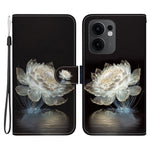 Oppo Reno13 F 5G (Reno 13 FS 5G) / 4G Plånboksfodral med fallskydd i läder, fällbart mönster