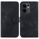 Oppo Reno13 F 5G (Reno 13 FS 5G) / 4G Stativfodral 7-format mönster Läderfodral