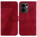 Oppo Reno13 F 5G (Reno 13 FS 5G) / 4G Stativfodral 7-format mönster Läderfodral