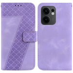 Oppo Reno13 F 5G (Reno 13 FS 5G) / 4G Stativfodral 7-format mönster Läderfodral