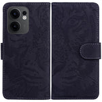 For Oppo Reno13 F 5G (Reno 13 FS 5G) / 4G Case Tiger Imprint Leather Wallet Phone Cover