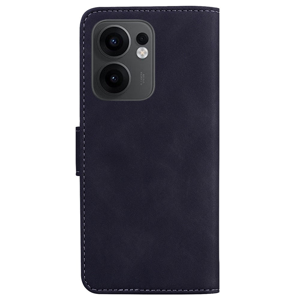 For Oppo Reno13 F 5G (Reno 13 FS 5G) / 4G Case Solid Color Leather Wallet Phone Cover