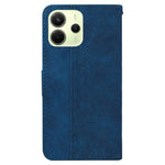 For Xiaomi Redmi Note 14 4G (164.84mm) Case Geometry Pattern Leather Wallet Phone Cover with Wrist Strap