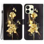 For Xiaomi Redmi Note 14 4G (164.84mm) Wallet Phone Case Anti-Drop Leather Flip Cover Pattern Printing
