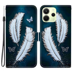 For Xiaomi Redmi Note 14 4G (164.84mm) Case Pattern Printing Anti-Drop Leather Flip Wallet Phone Cover with Lanyard