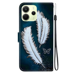 For Xiaomi Redmi Note 14 4G (164.84mm) Case Pattern Printing Anti-Drop Leather Flip Wallet Phone Cover with Lanyard