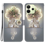For Xiaomi Redmi Note 14 4G (164.84mm) Case Pattern Printing Anti-Drop Leather Flip Wallet Phone Cover with Lanyard