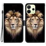 For Xiaomi Redmi Note 14 4G (164.84mm) Case Pattern Printing Anti-Drop Leather Flip Wallet Phone Cover with Lanyard
