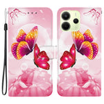 For Xiaomi Redmi Note 14 4G (164.84mm) Case Pattern Printing Anti-Drop Leather Flip Wallet Phone Cover with Lanyard