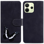 For Xiaomi Redmi Note 14 4G (164.84mm) Stand Case PU Leather Phone Cover Butterfly Printed
