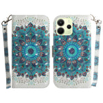 For Xiaomi Redmi Note 14 4G (164.84mm) Case Pattern Printing Leather Wallet Phone Cover with Wrist Strap