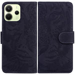 For Xiaomi Redmi Note 14 4G (164.84mm) Case Tiger Imprint Leather Wallet Phone Cover