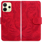 For Xiaomi Redmi Note 14 4G (164.84mm) Case Tiger Imprint Leather Wallet Phone Cover