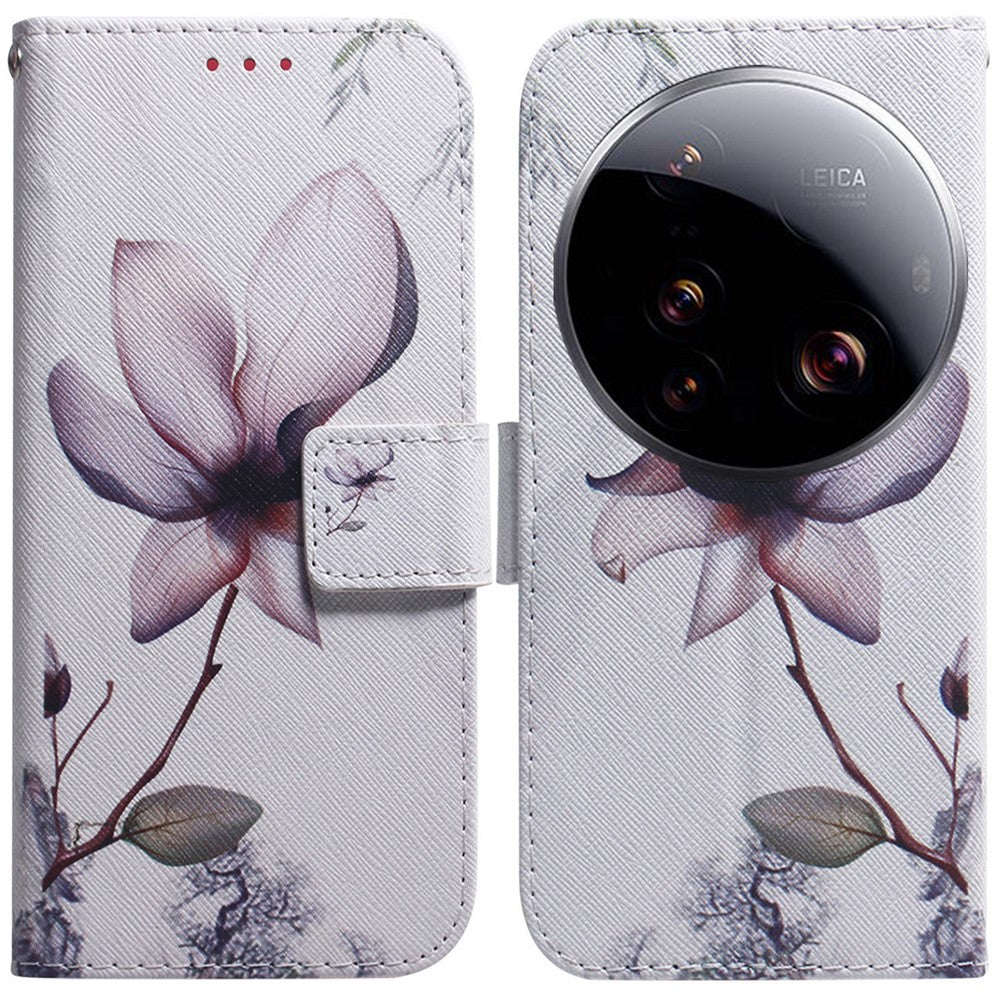 Xiaomi 15 Ultra Plånboksfodral Mönstertryck Lädermobilfodral