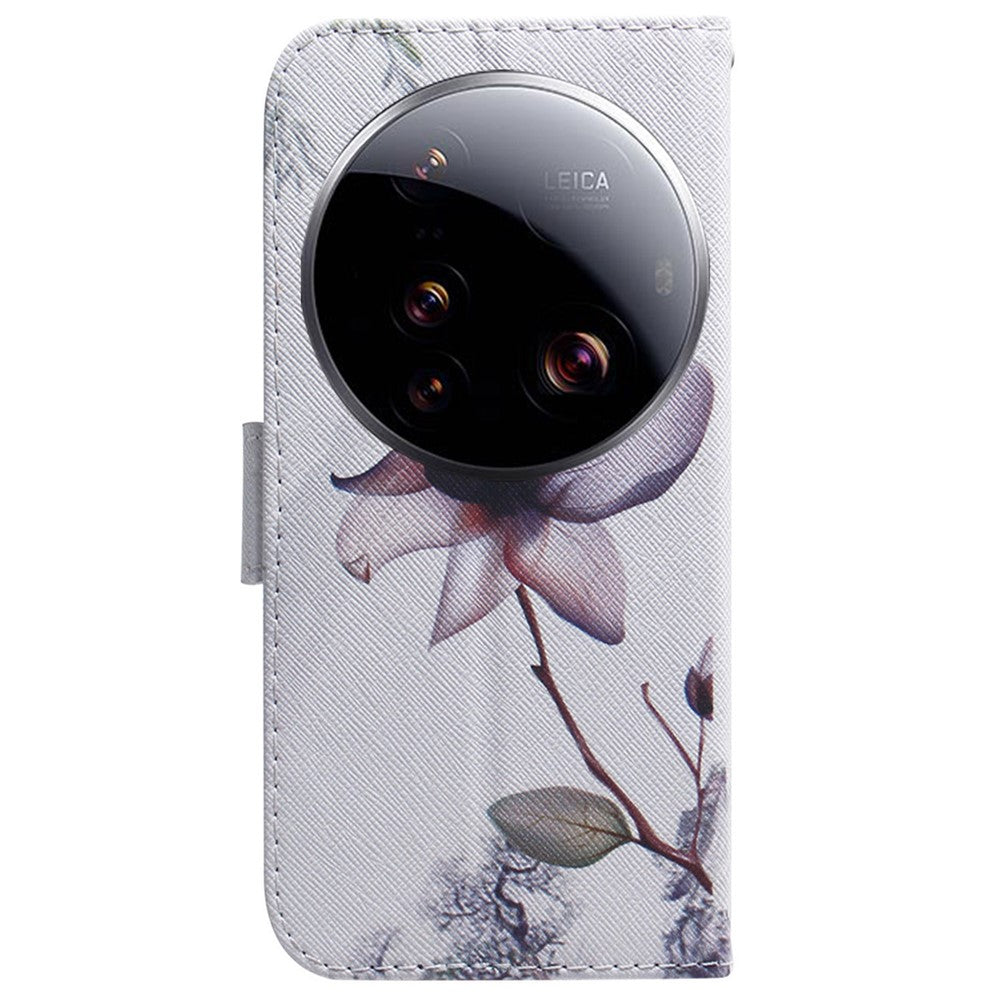Xiaomi 15 Ultra Plånboksfodral Mönstertryck Lädermobilfodral