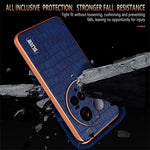 AZNS For Xiaomi 15 Ultra Case Electroplating Crocodile Texture PU + TPU Phone Cover