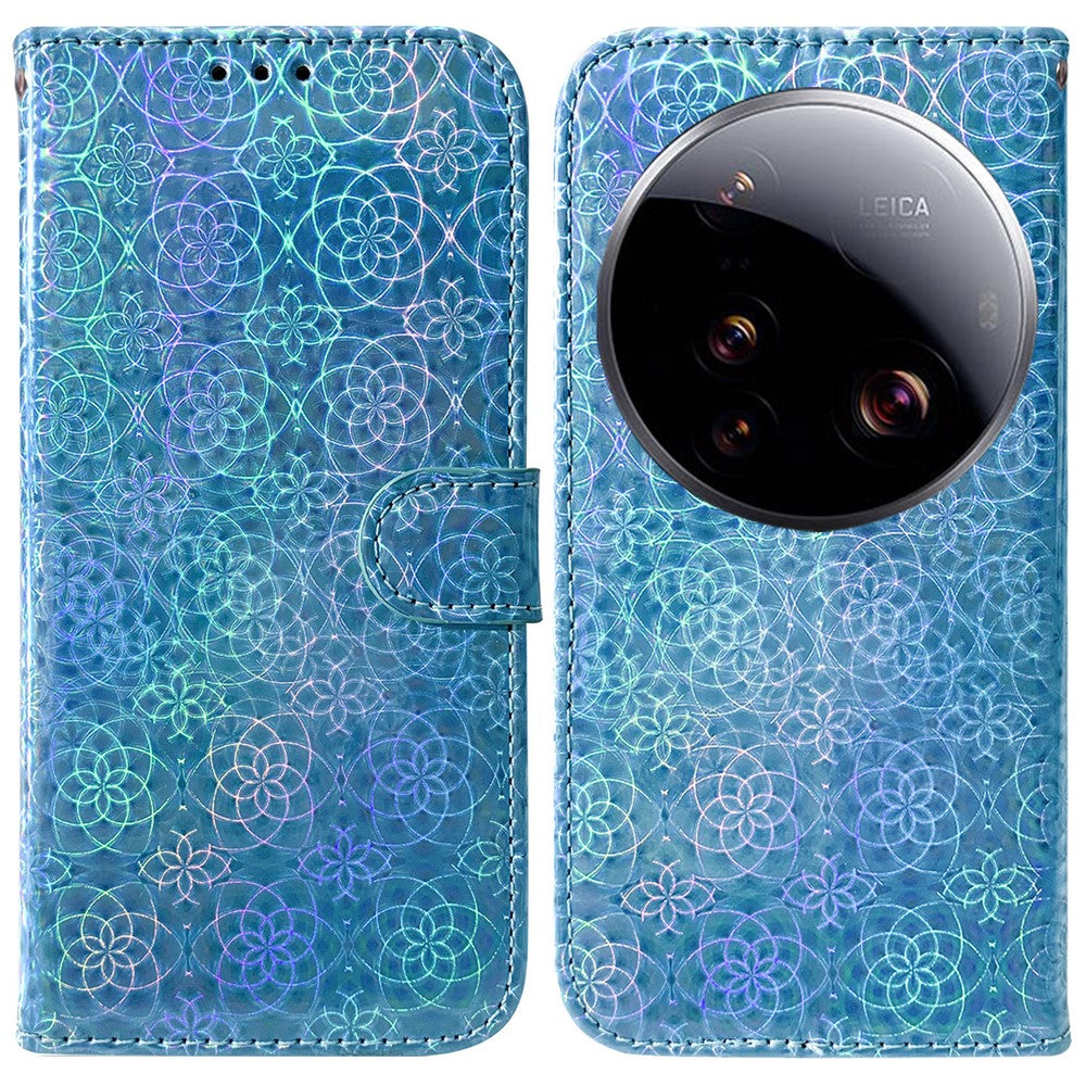For Xiaomi 15 Ultra Stand Case Dazzling Flower Leather Phone Cover