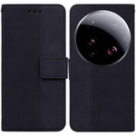 For Xiaomi 15 Ultra Case Geometry Pattern Leather Wallet Phone Cover with Wrist Strap