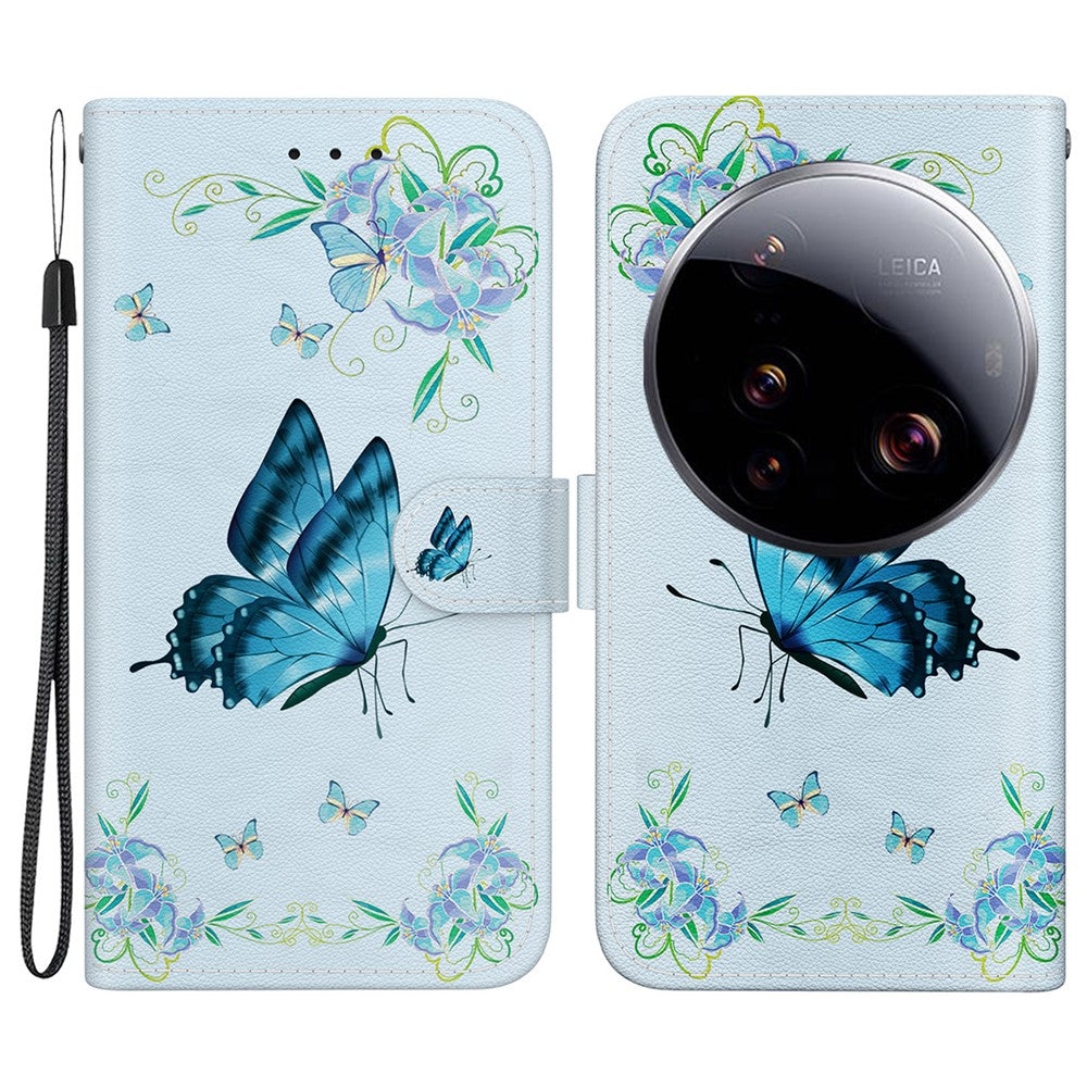 For Xiaomi 15 Ultra Wallet Phone Case Anti-Drop Leather Flip Cover Pattern Printing