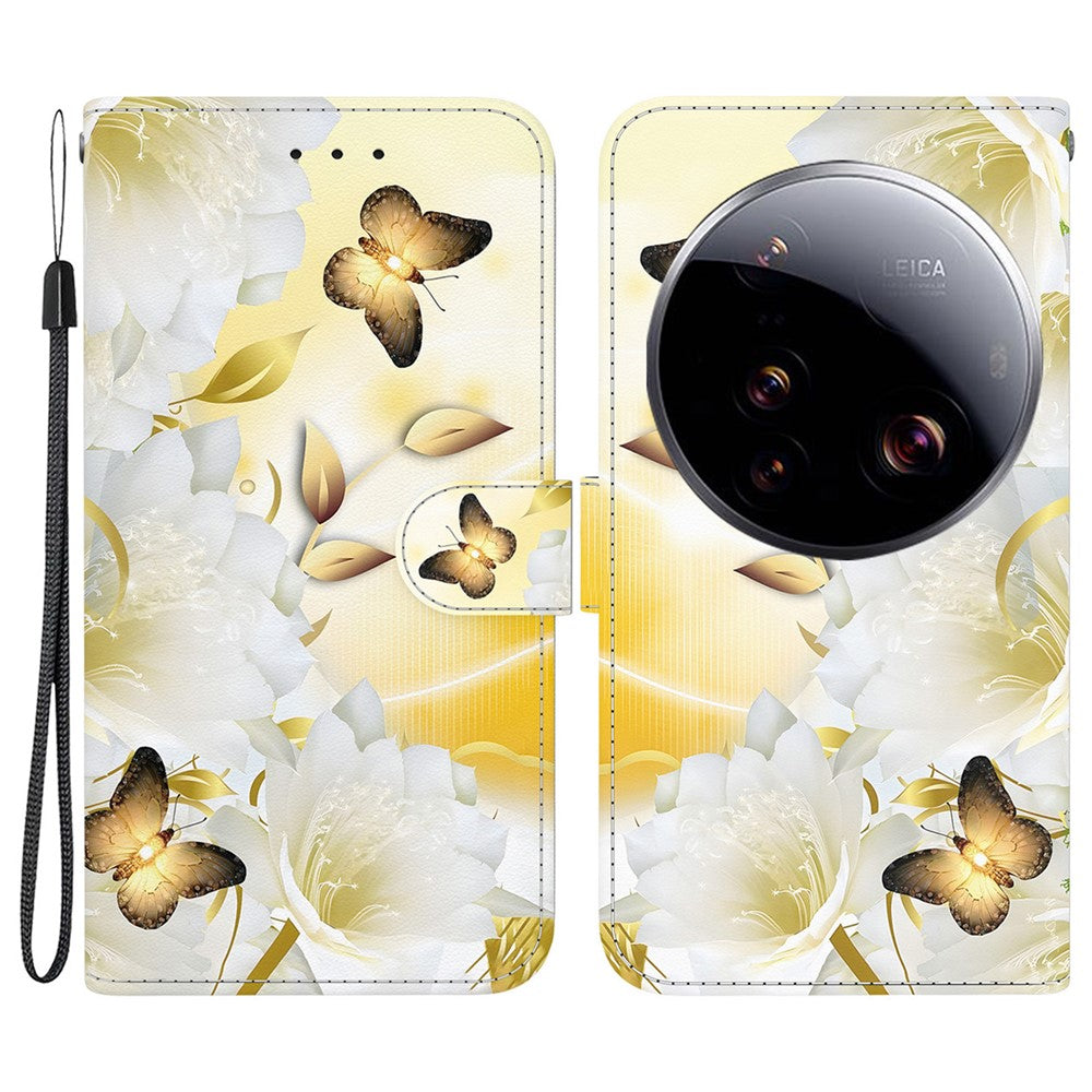 For Xiaomi 15 Ultra Wallet Phone Case Anti-Drop Leather Flip Cover Pattern Printing