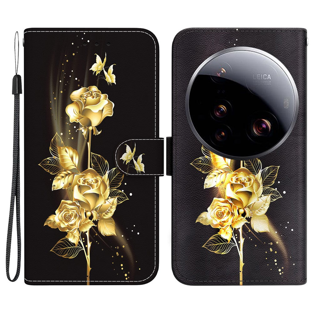 For Xiaomi 15 Ultra Wallet Phone Case Anti-Drop Leather Flip Cover Pattern Printing