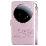 For Xiaomi 15 Ultra Case RFID Blocking Kitten Pattern TPU + PU Leather Phone Cover