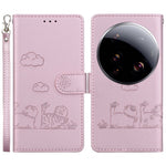 For Xiaomi 15 Ultra Case RFID Blocking Kitten Pattern TPU + PU Leather Phone Cover