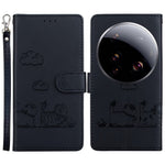 For Xiaomi 15 Ultra Case RFID Blocking Kitten Pattern TPU + PU Leather Phone Cover